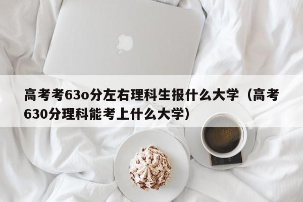 高考考63o分左右理科生报什么大学（高考630分理科能考上什么大学）