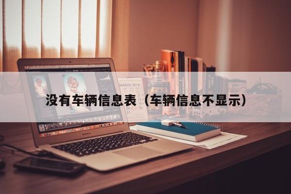 没有车辆信息表（车辆信息不显示）
