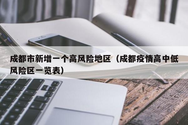 成都市新增一个高风险地区（成都疫情高中低风险区一览表）